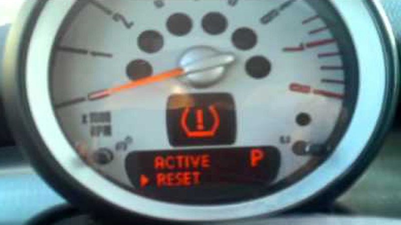 Tire Pressure Warning Light Mini Cooper