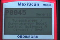 P0045 TurbochargerSupercharger Boost Control A CircuitOpen